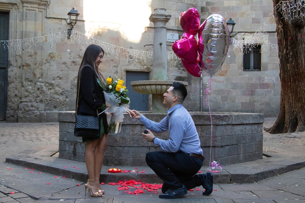 Lugares íntimos para pedir la mano